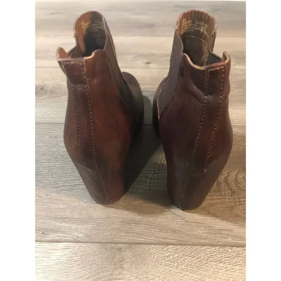 Kork-Ease Brown Ankle Boots - Picture 5 of 11